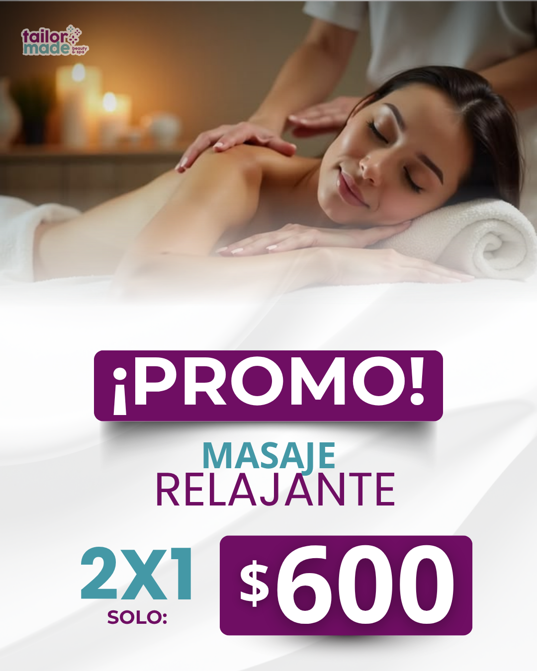 Masaje Relajante 2x1