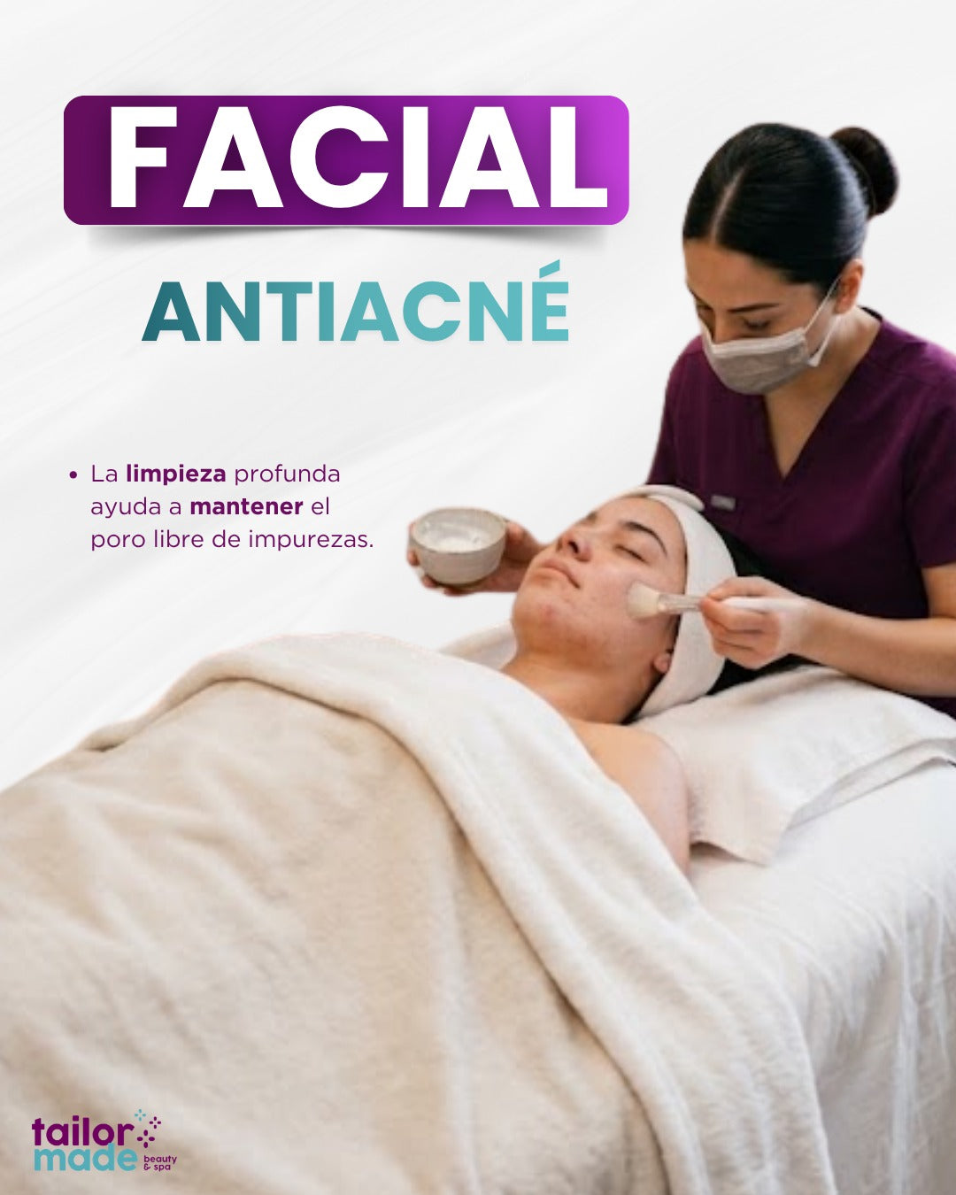 Facial antiacné, 60 minutos
