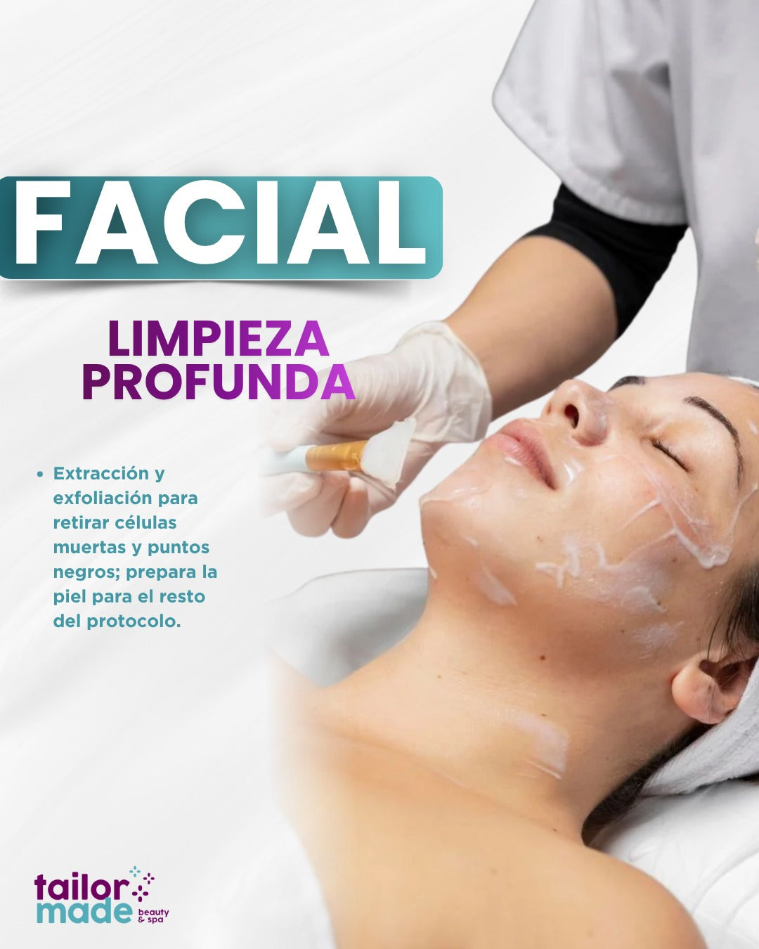 Facial de limpieza profunda, 60 minutos