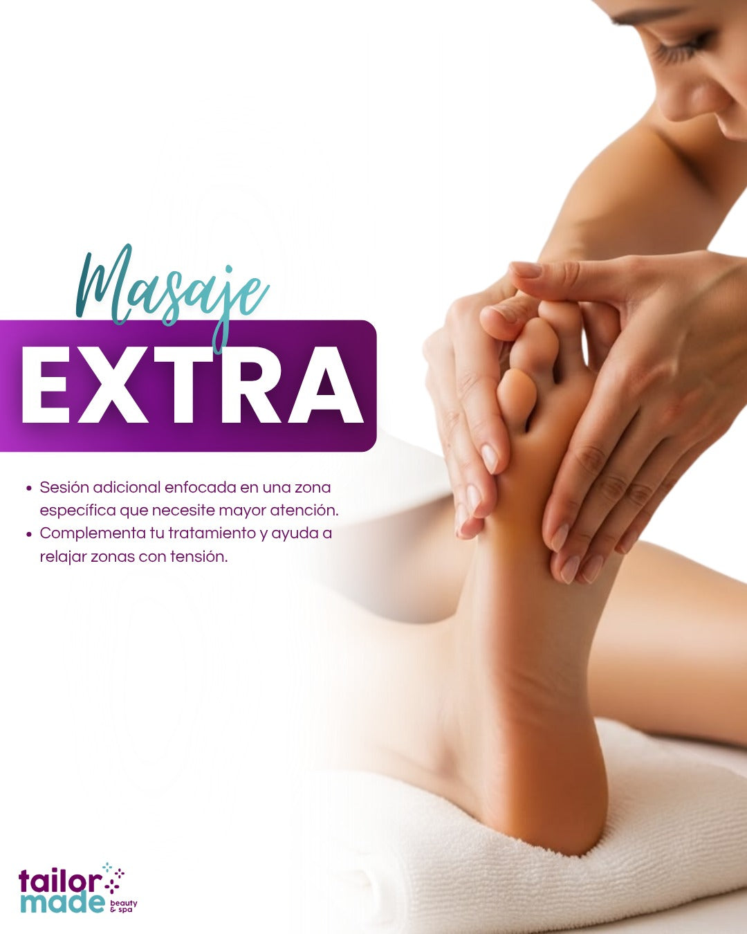 Masaje extra, 30 minutos